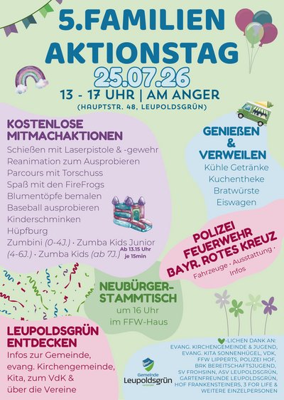 5. Familien-Aktionstag am 25.07.