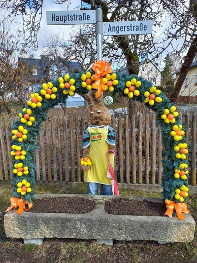 Tolle Osterdekoration in Leupoldsgrün