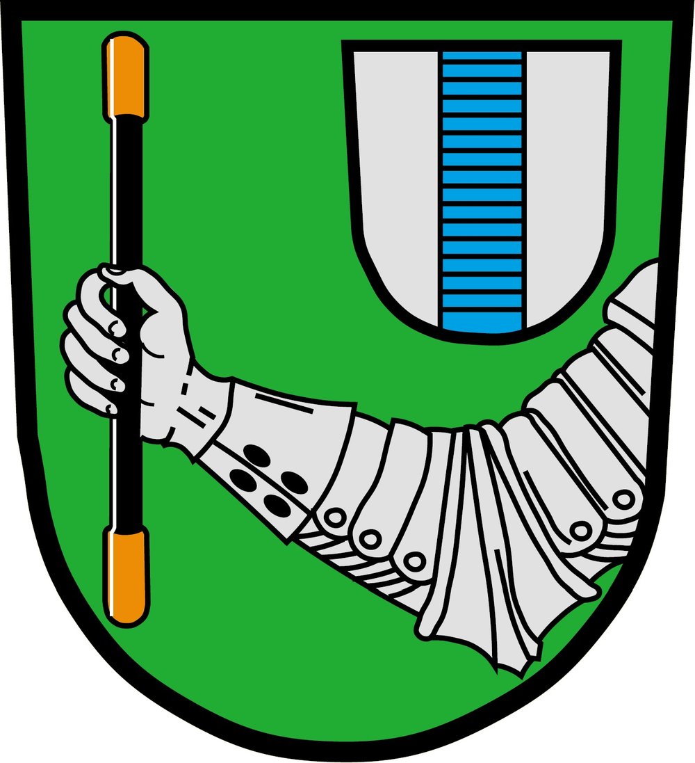 Das Wappen der Gemeinde Leupoldsgrün