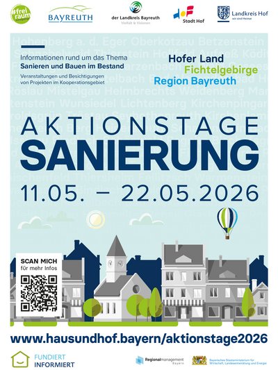 Aktionstage Sanierung 2026: Programm zeigt gelungene Beispiele und bietet wertvolle Tipps für die Praxis